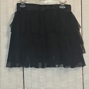 YMI Black Layered Mini Tutu tulle Skirt Size XL